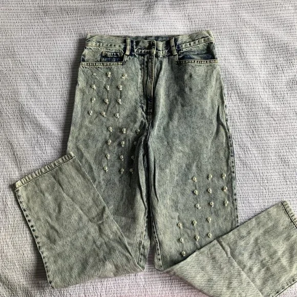 SEA Betty Pearl-Embellished Jeans - Picture 5 of 10